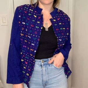 Vintage Guatemalan embroidered jacket